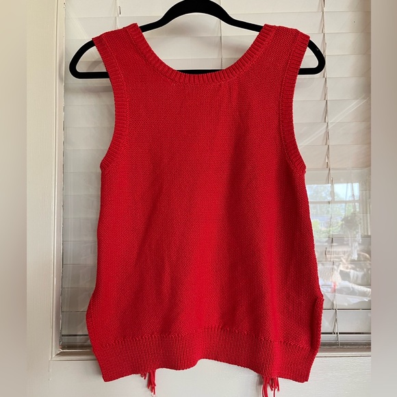 Derek Lam 10 Crosby Fringe Vest S/P - Picture 5 of 10